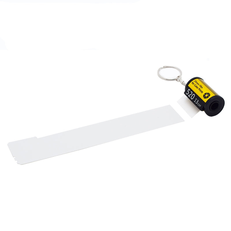 Sublimation film roll keychain