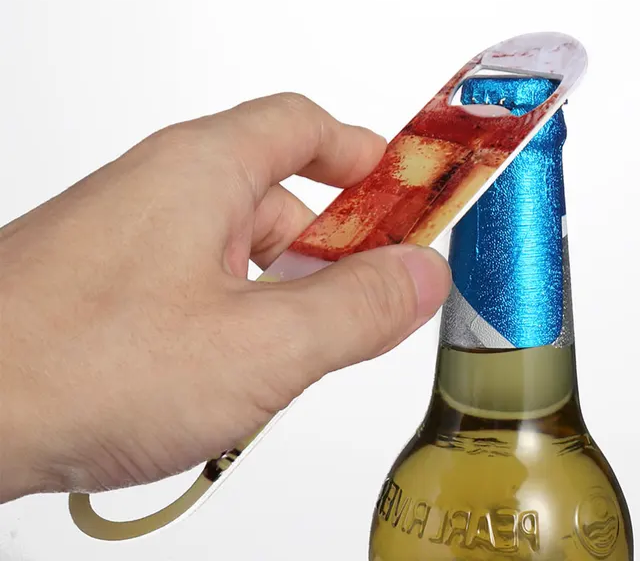 Sublimation bar blade bottle opener
