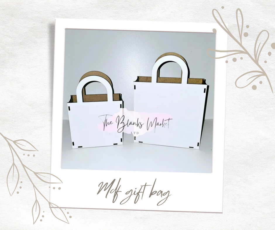 Wooden handbag gift bag