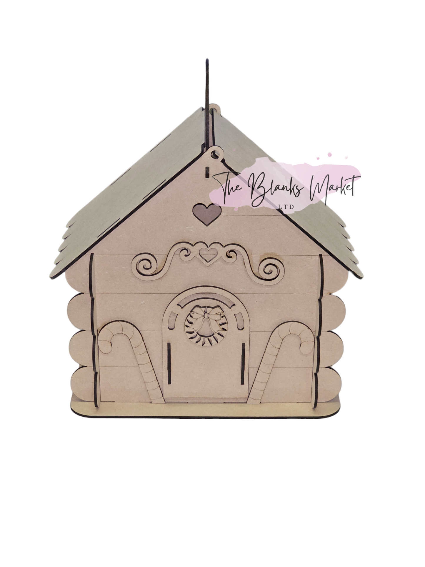3D Gingerbread House candy box
