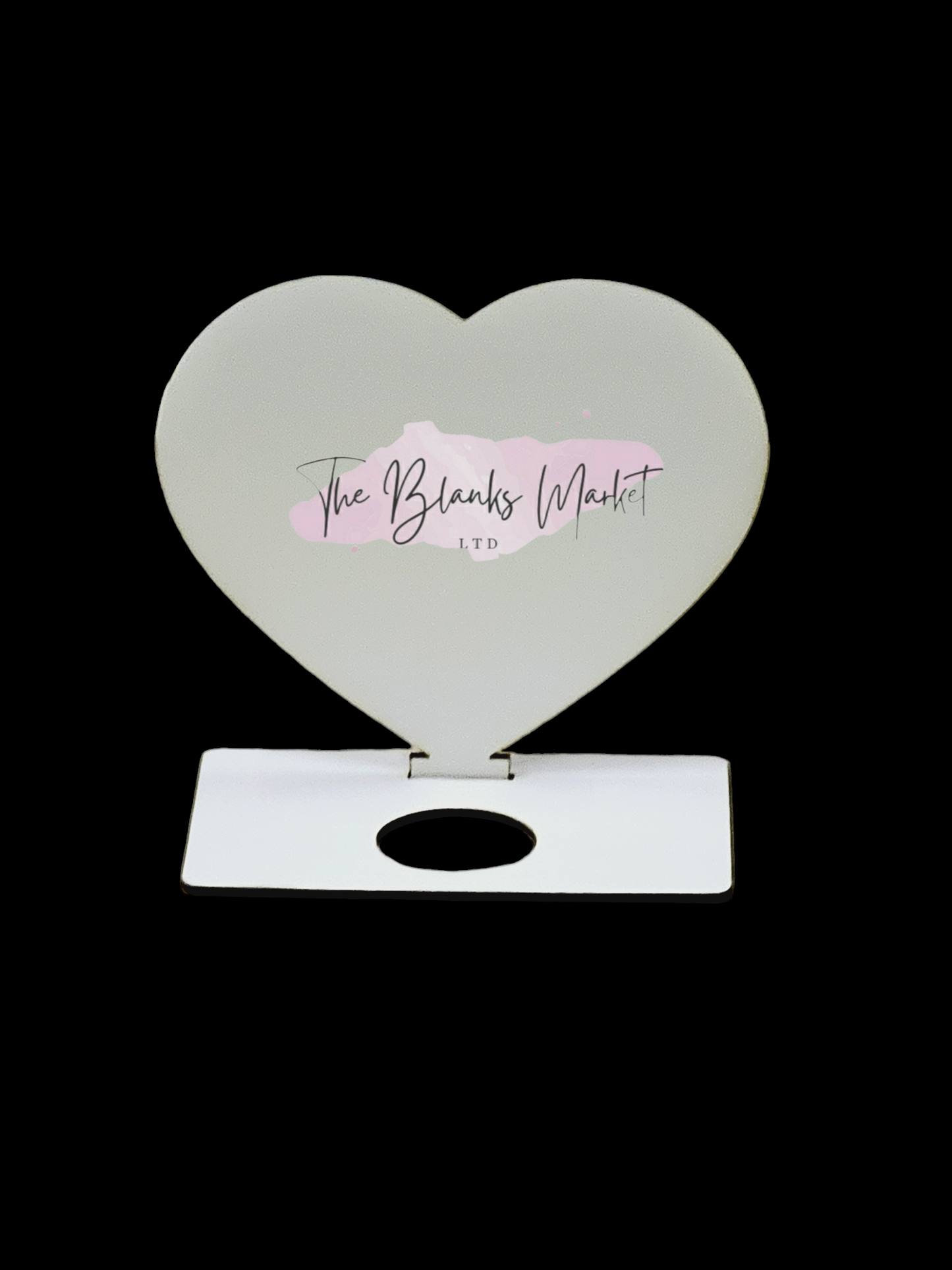 Mdf Heart Freestanding with tea light base