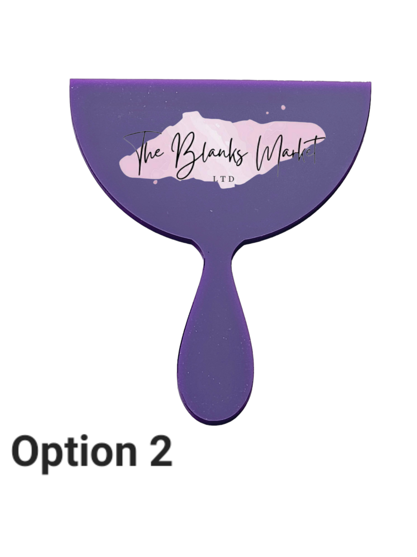 Brow/lash photo prop with handle