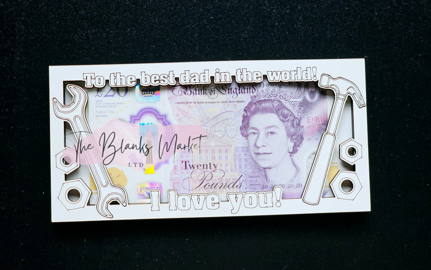 Father's day money card holder