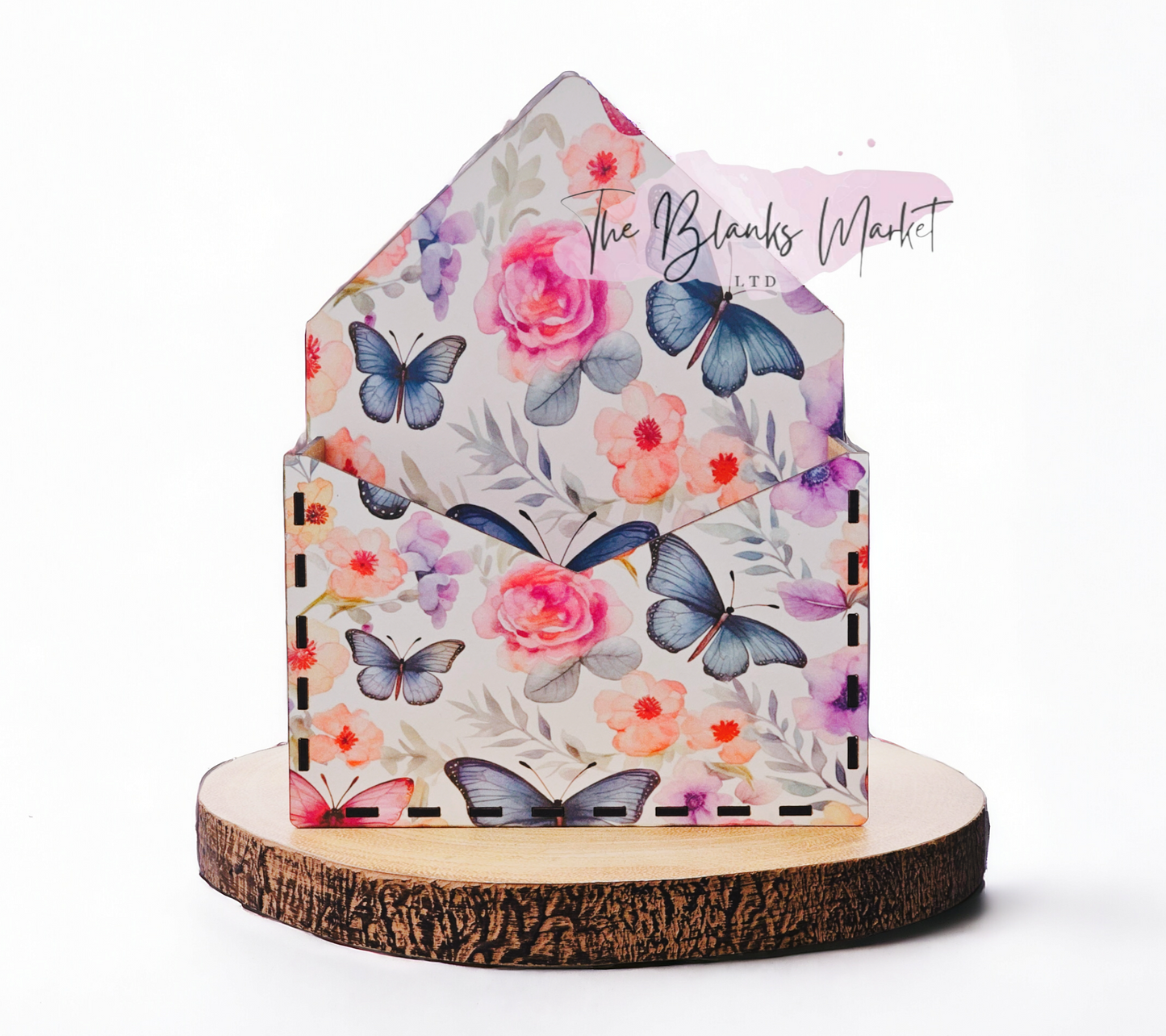 White fronted flower box envelope