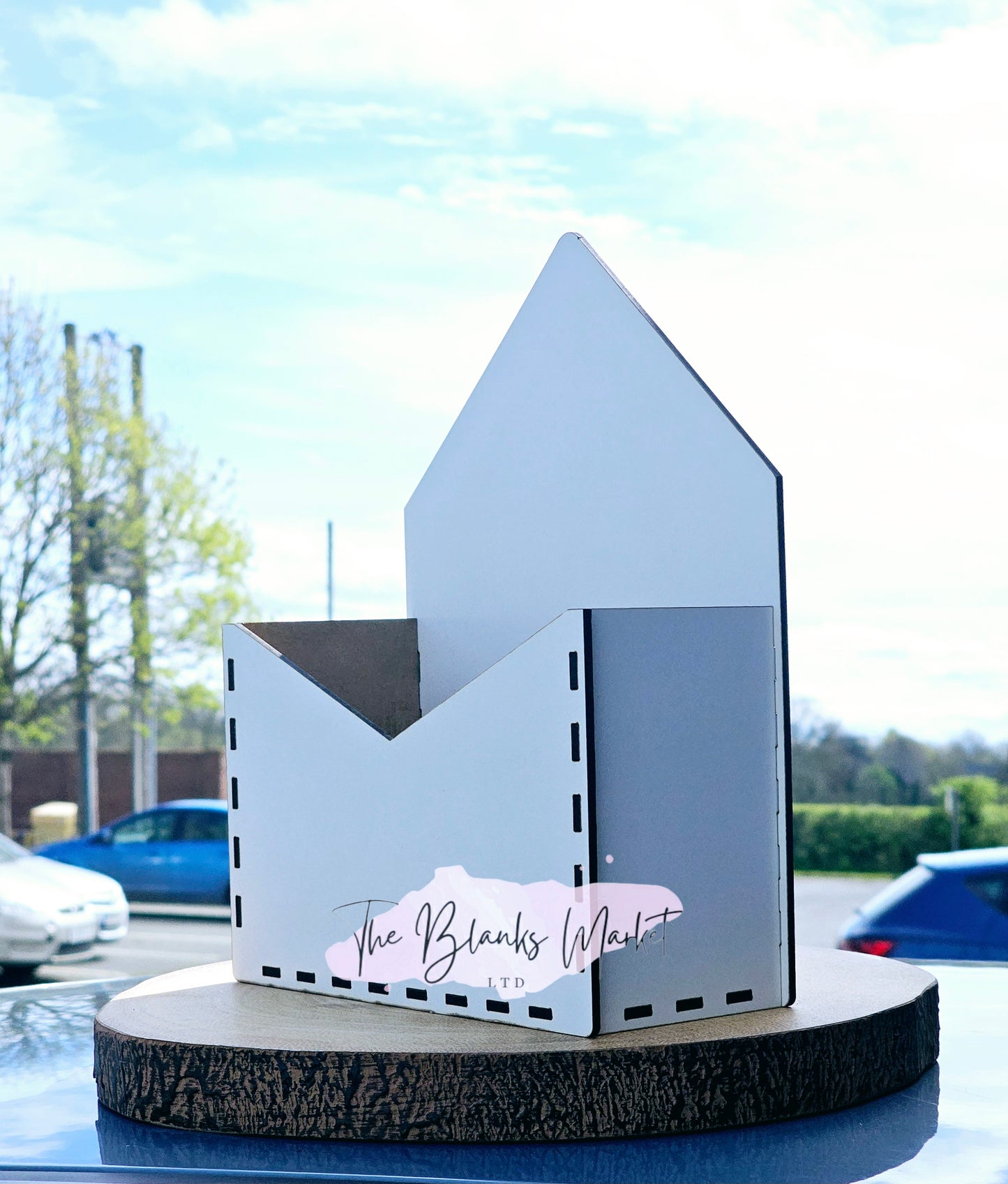 White fronted flower box envelope