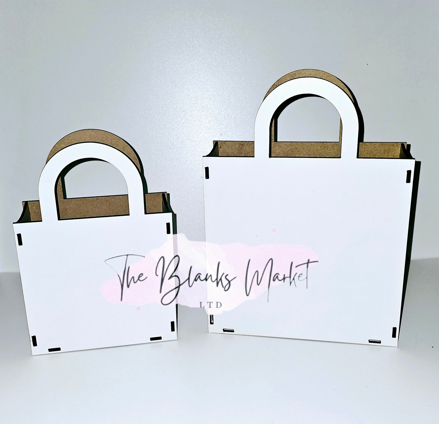 Wooden handbag gift bag
