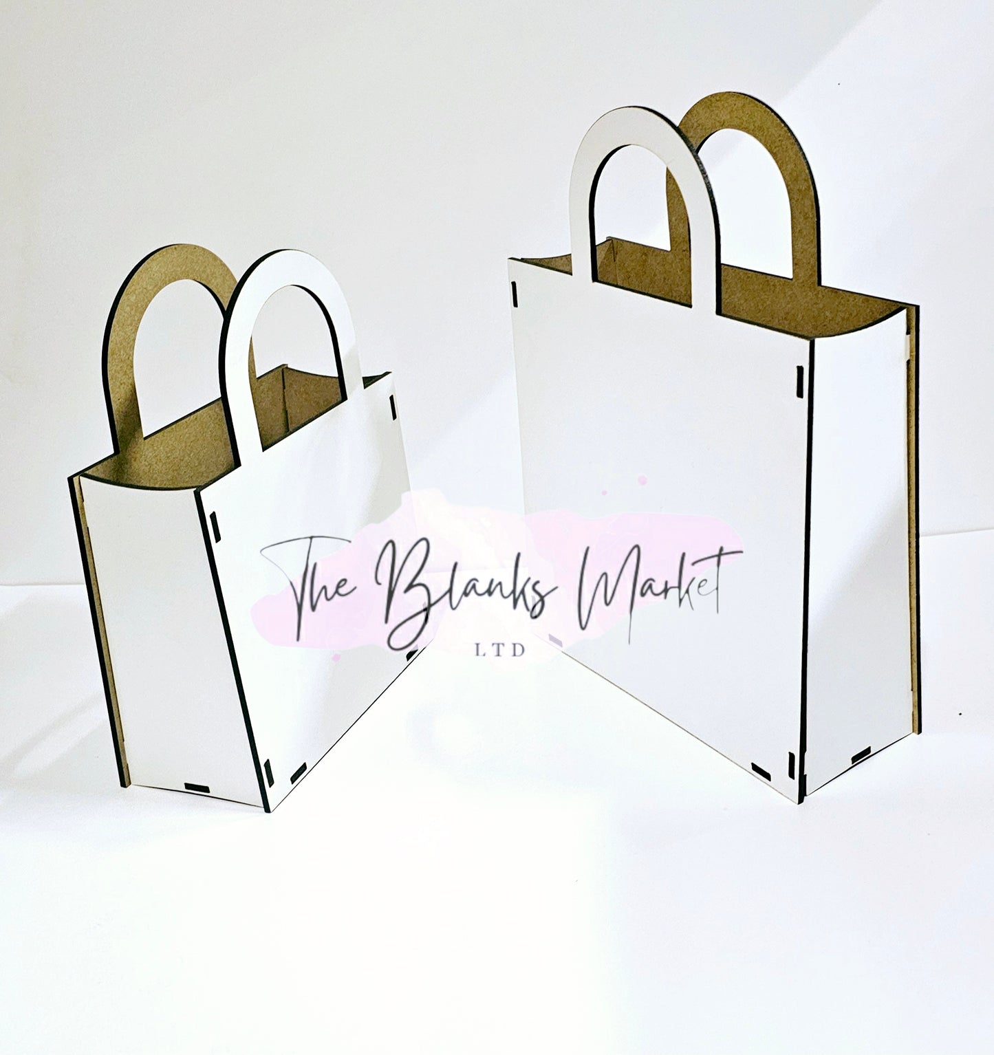Wooden handbag gift bag