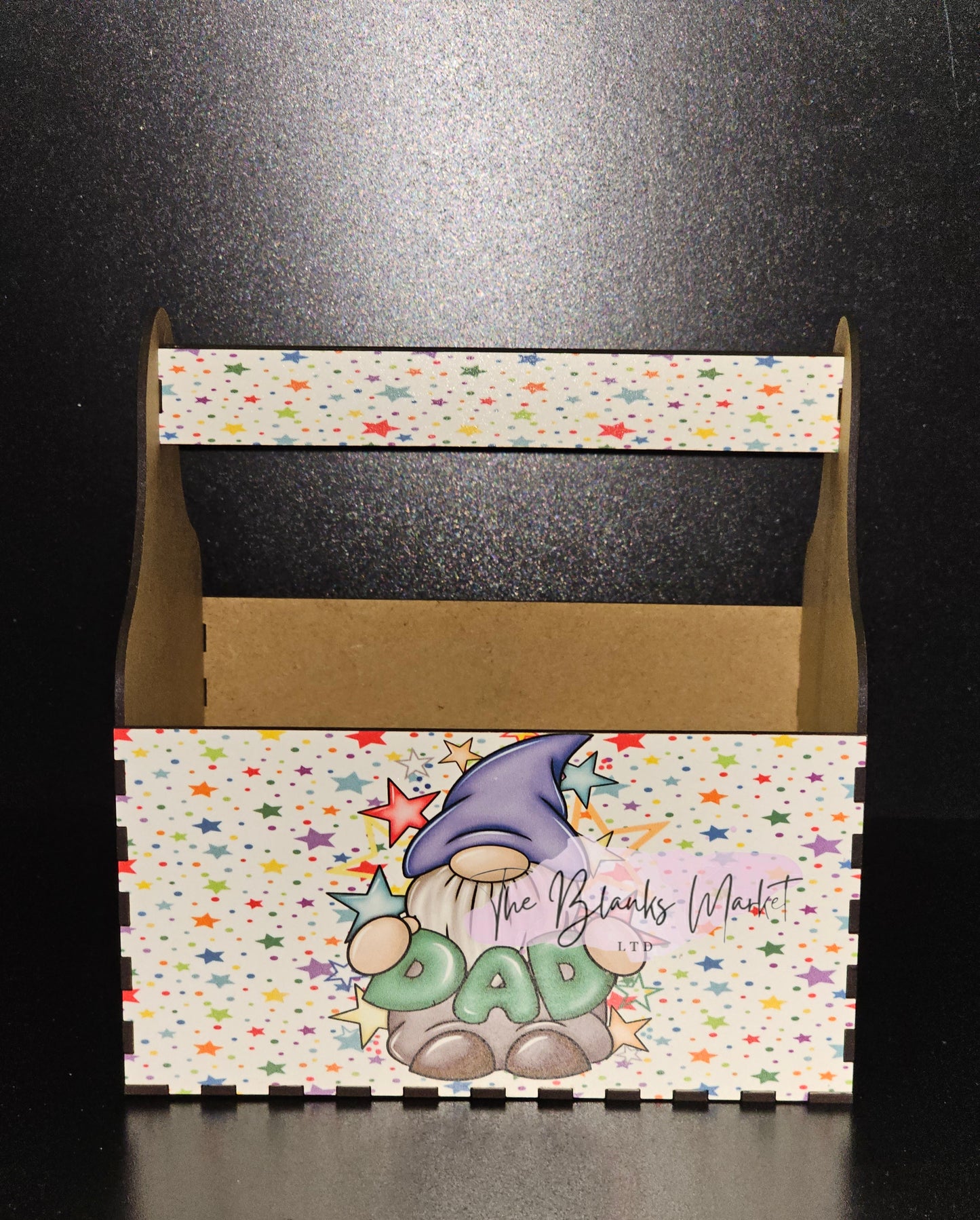 White fronted mdf tool box / gift box