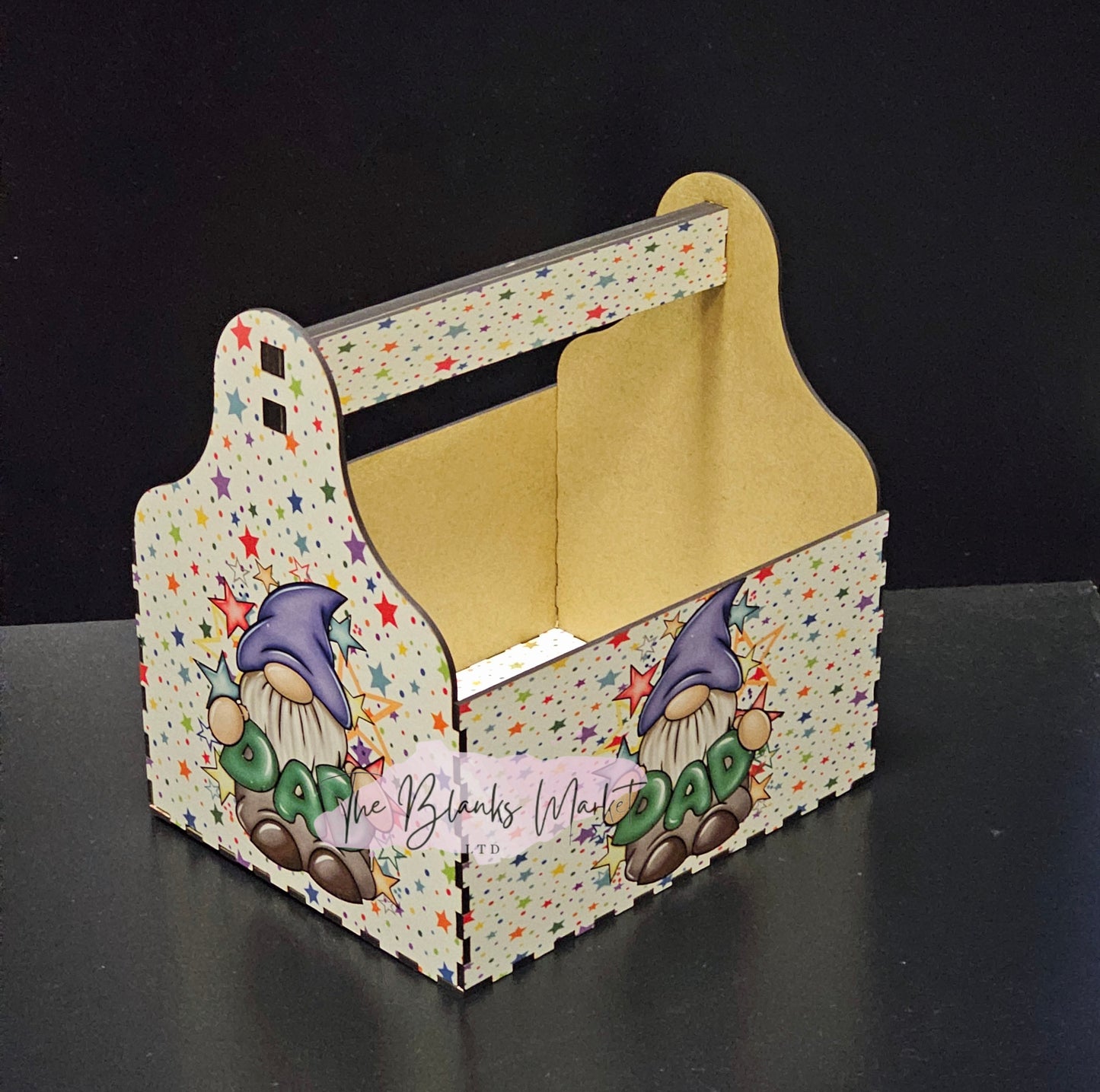 White fronted mdf tool box / gift box