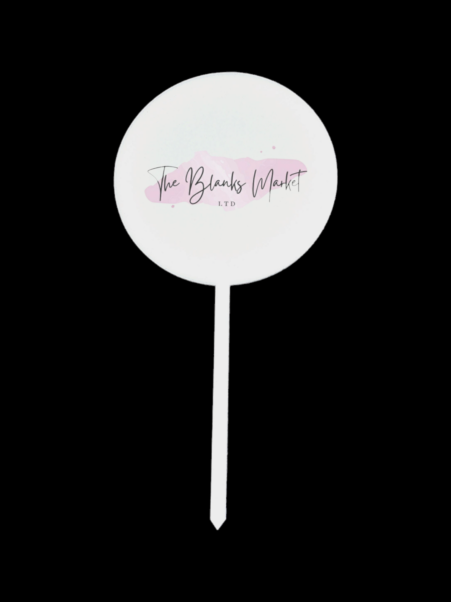 Circle cake topper