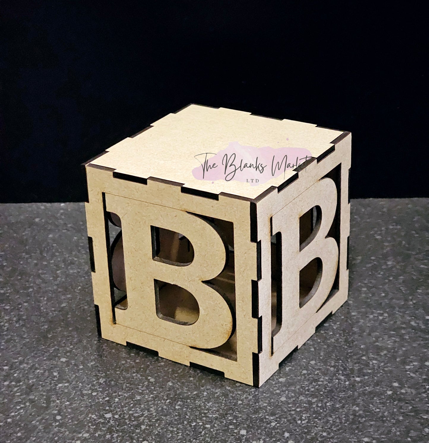 MDF Alphabet block