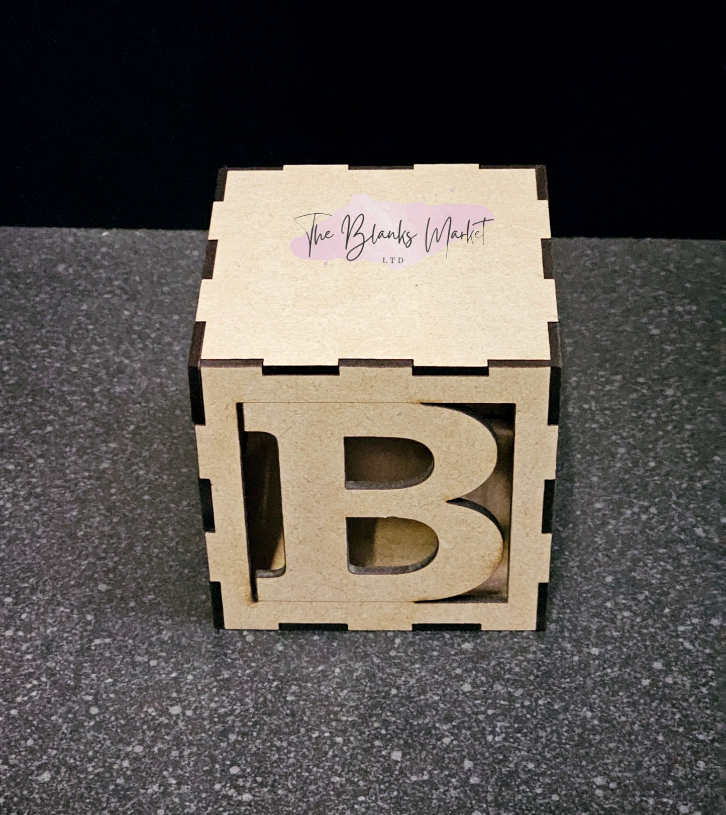 MDF Alphabet block