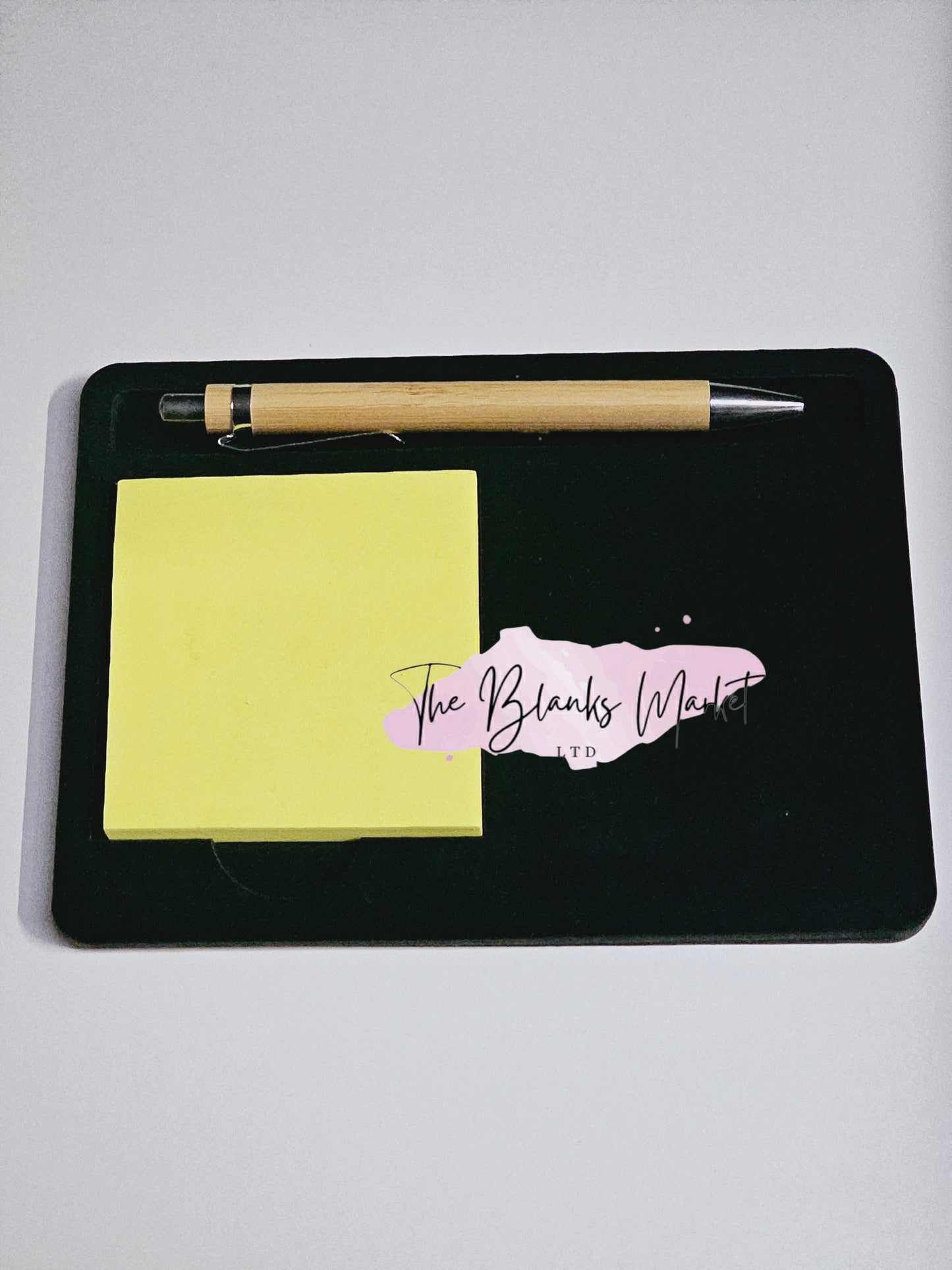 Mdf post it note/ pen holder