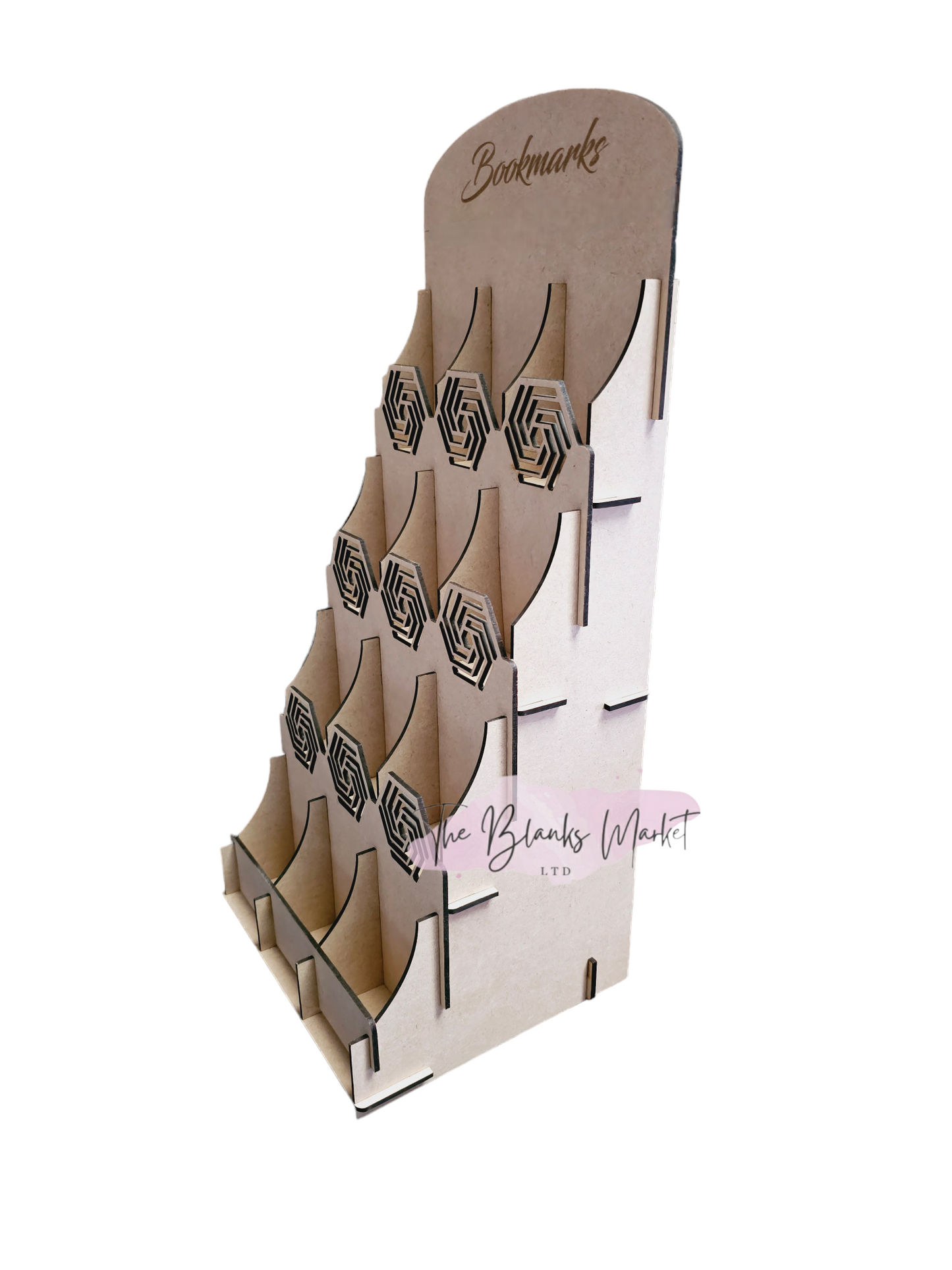 MDF bookmark display stand