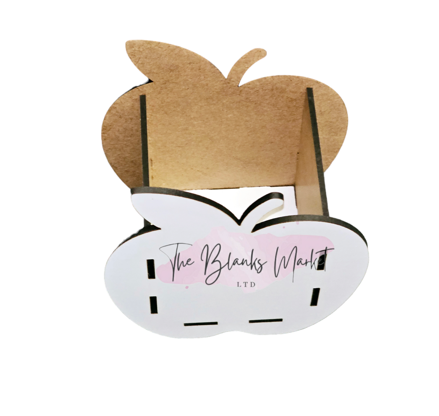 White fronted mdf Apple pencil holder