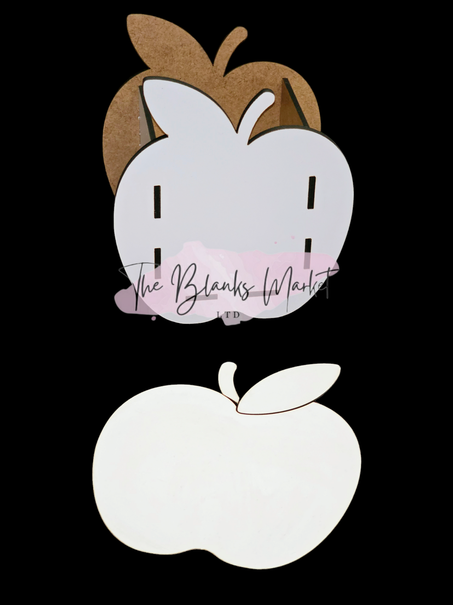 White fronted mdf Apple pencil holder