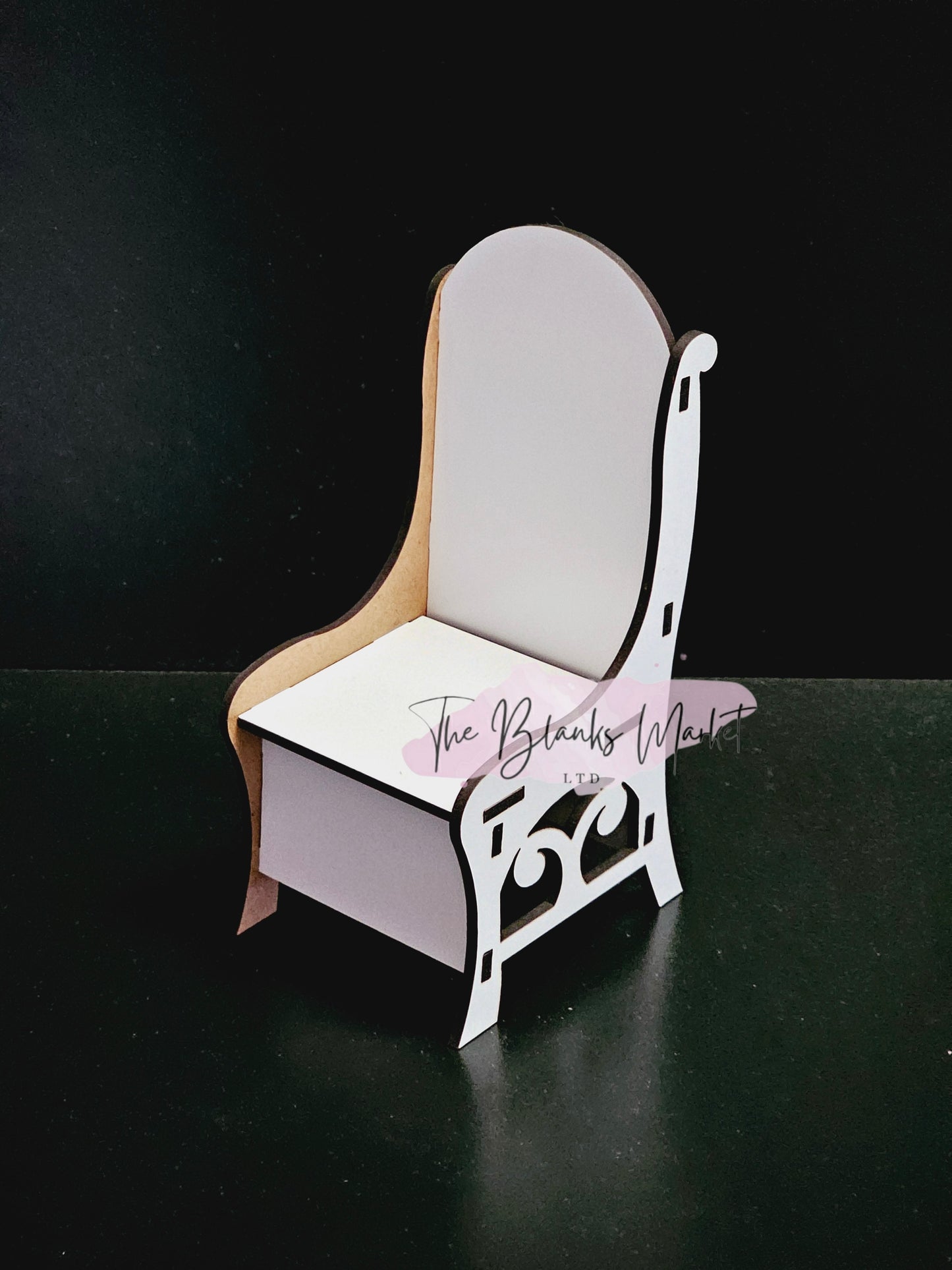 Memorial chair -white fronted mdf