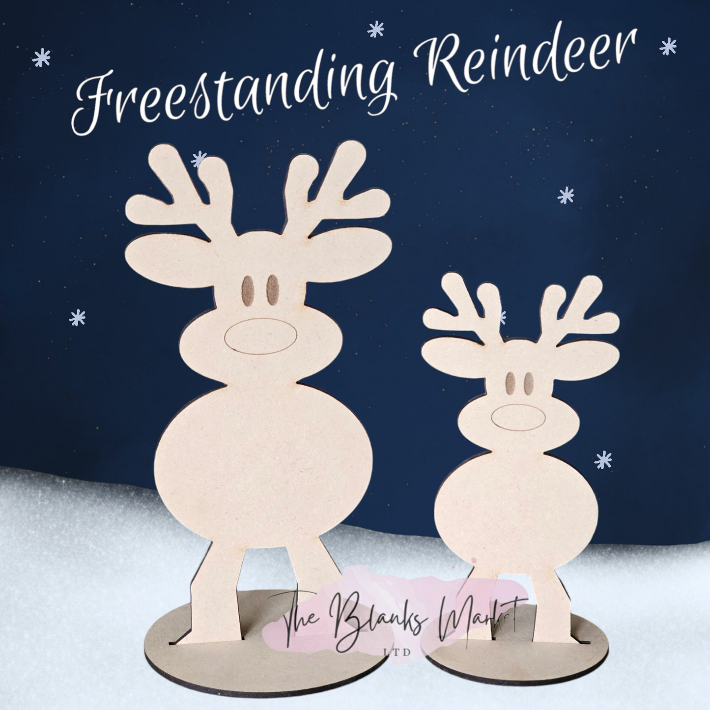 Freestanding reindeer