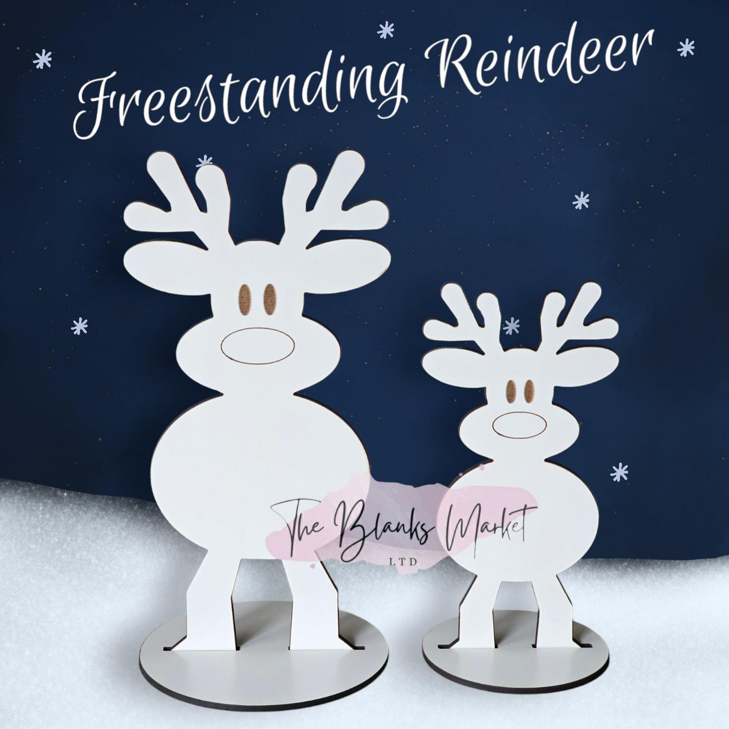 Freestanding reindeer