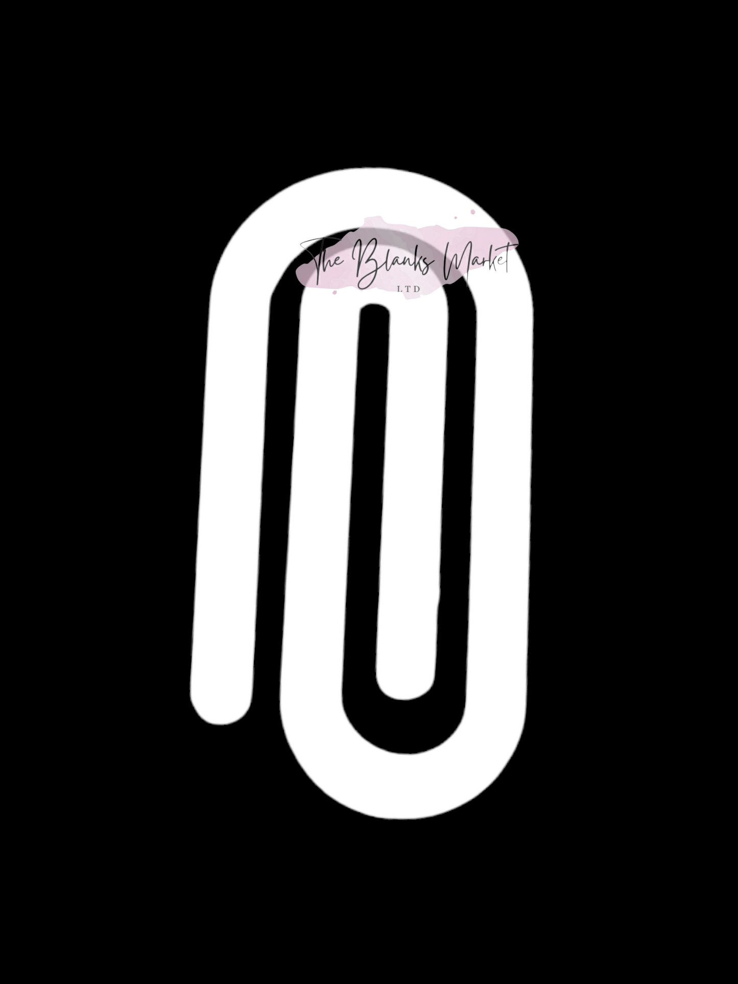 Jumbo acrylic paperclip