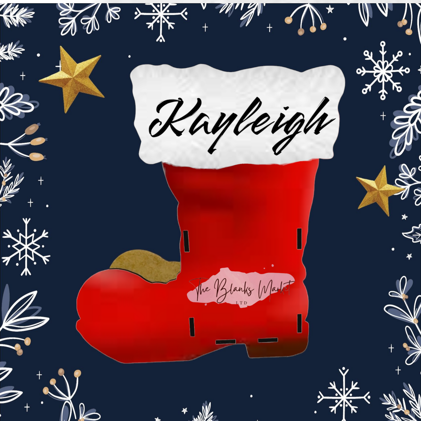 Large santa boot box