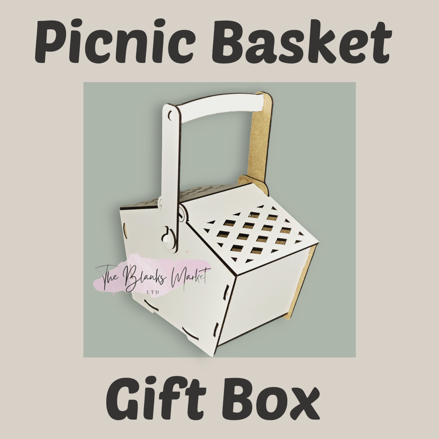 Picnic basket gift box
