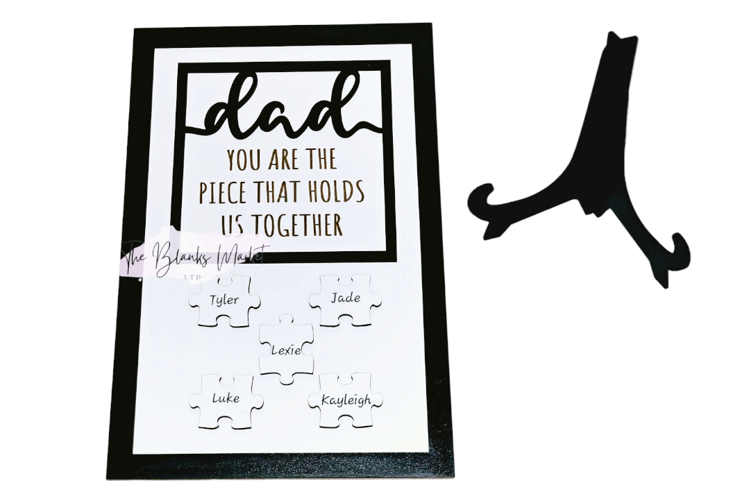 Dad puzzle plaque