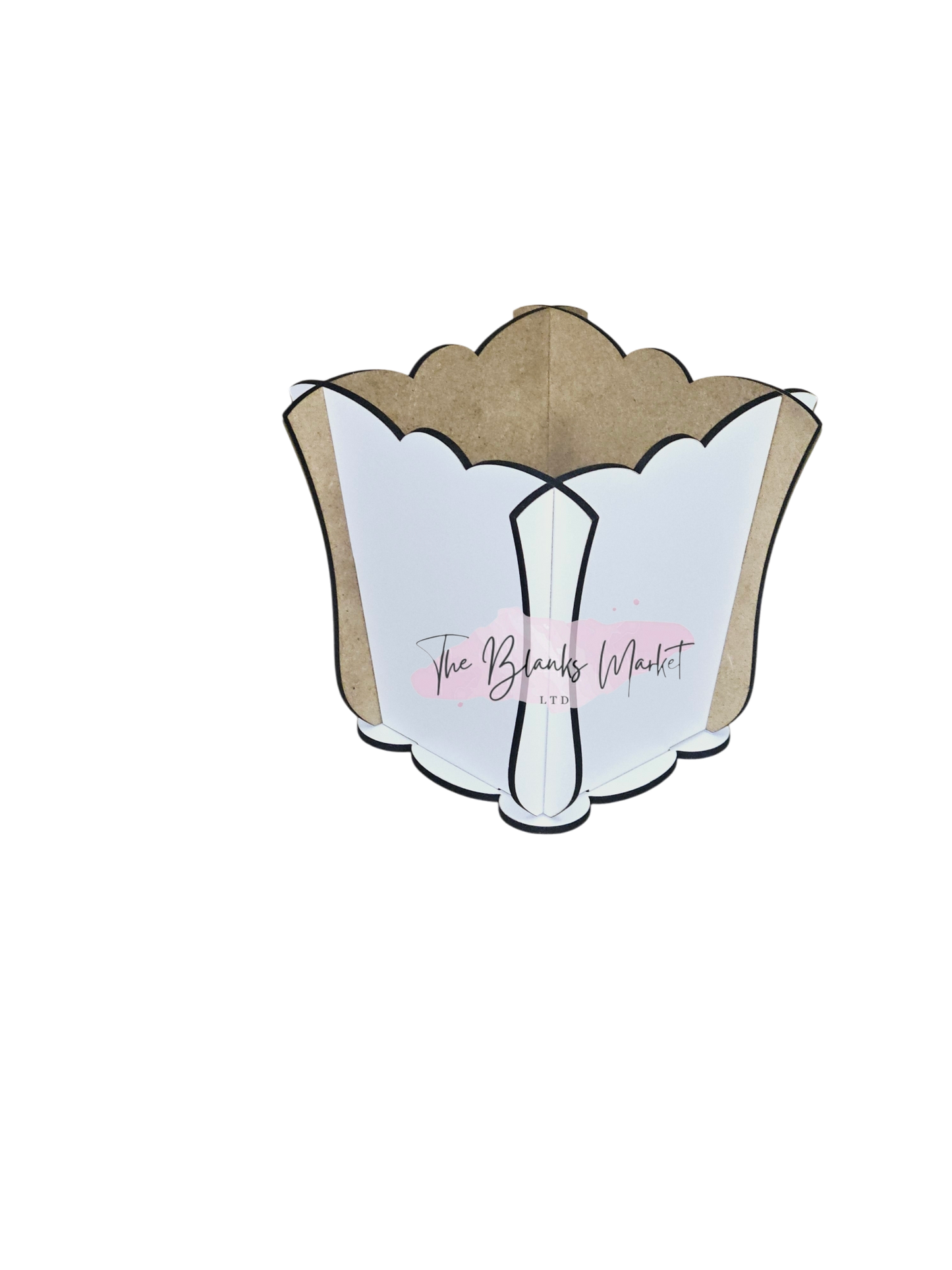 Small mdf flower pot