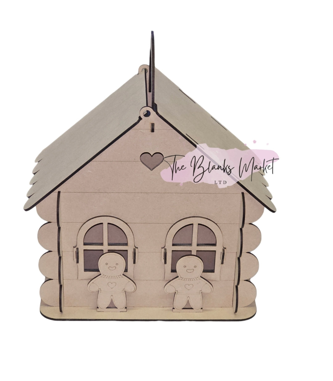 3D Gingerbread House candy box