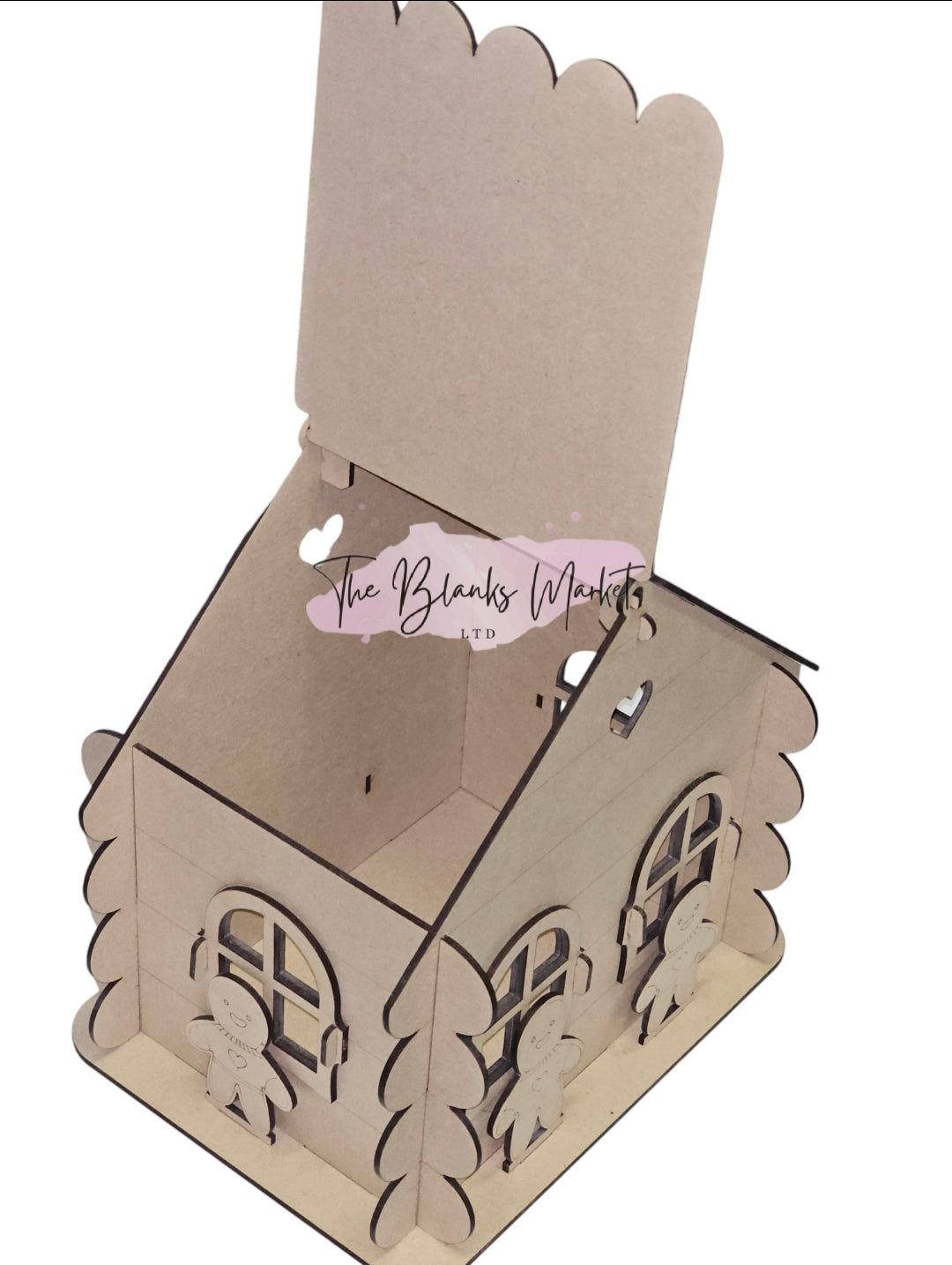 3D Gingerbread House candy box