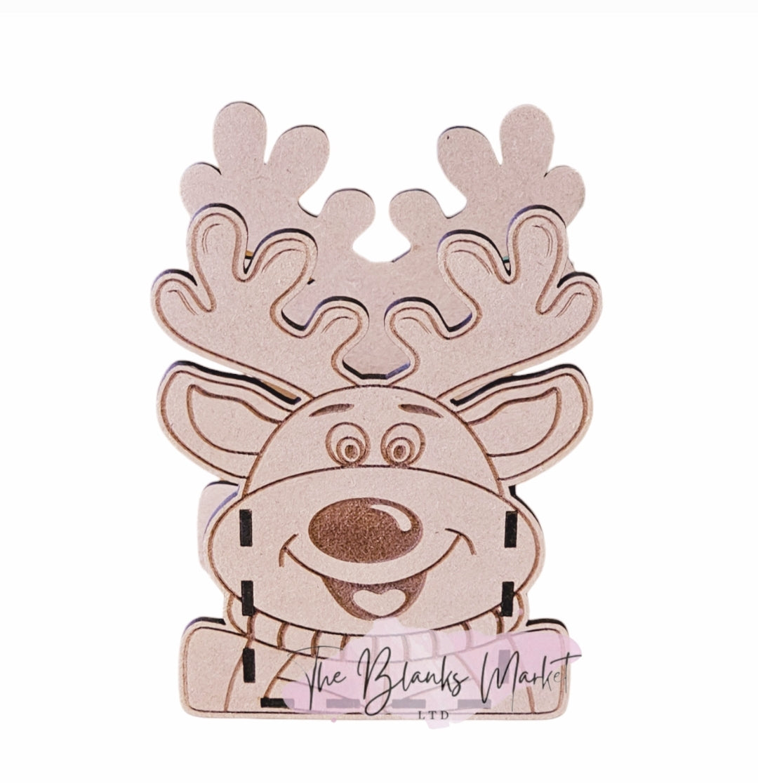 Christmas engraved mdf gift box