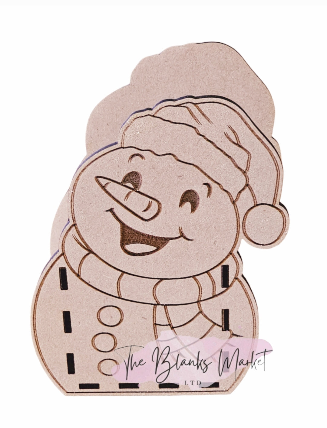 Christmas engraved mdf gift box