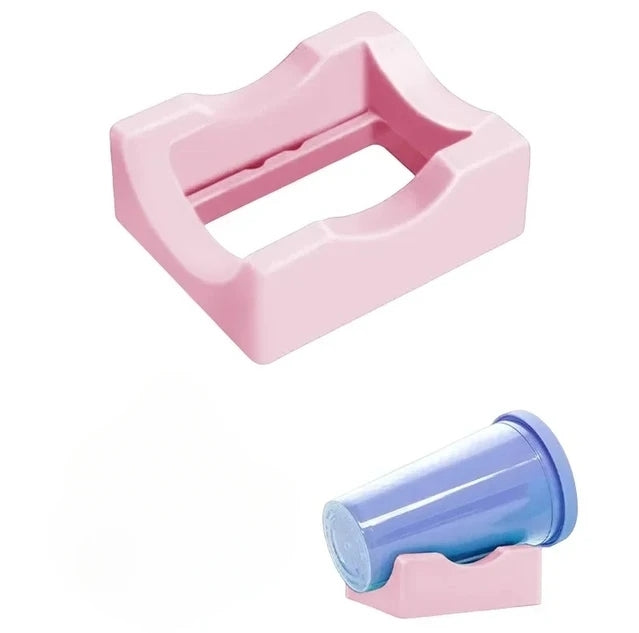 Tumbler holder for vinyl decals