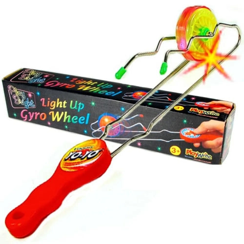 Light up gyro wheel