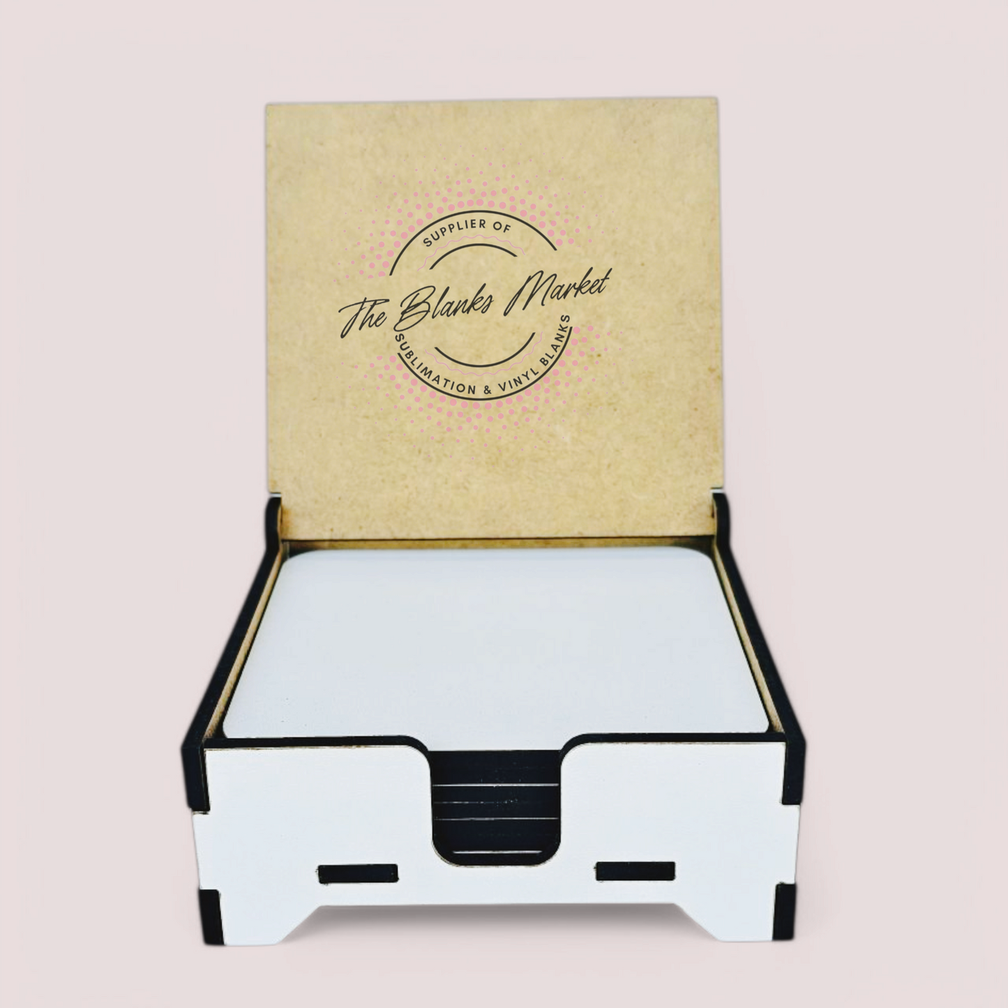 Coaster box and 6 coasters