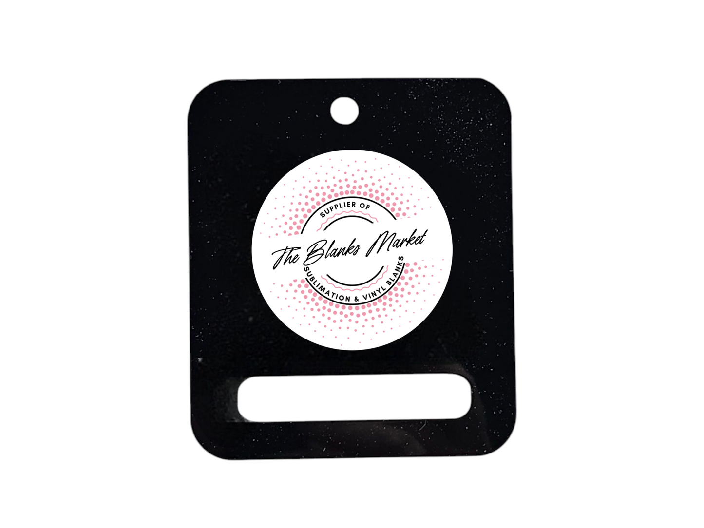 Acrylic tie hanger tags