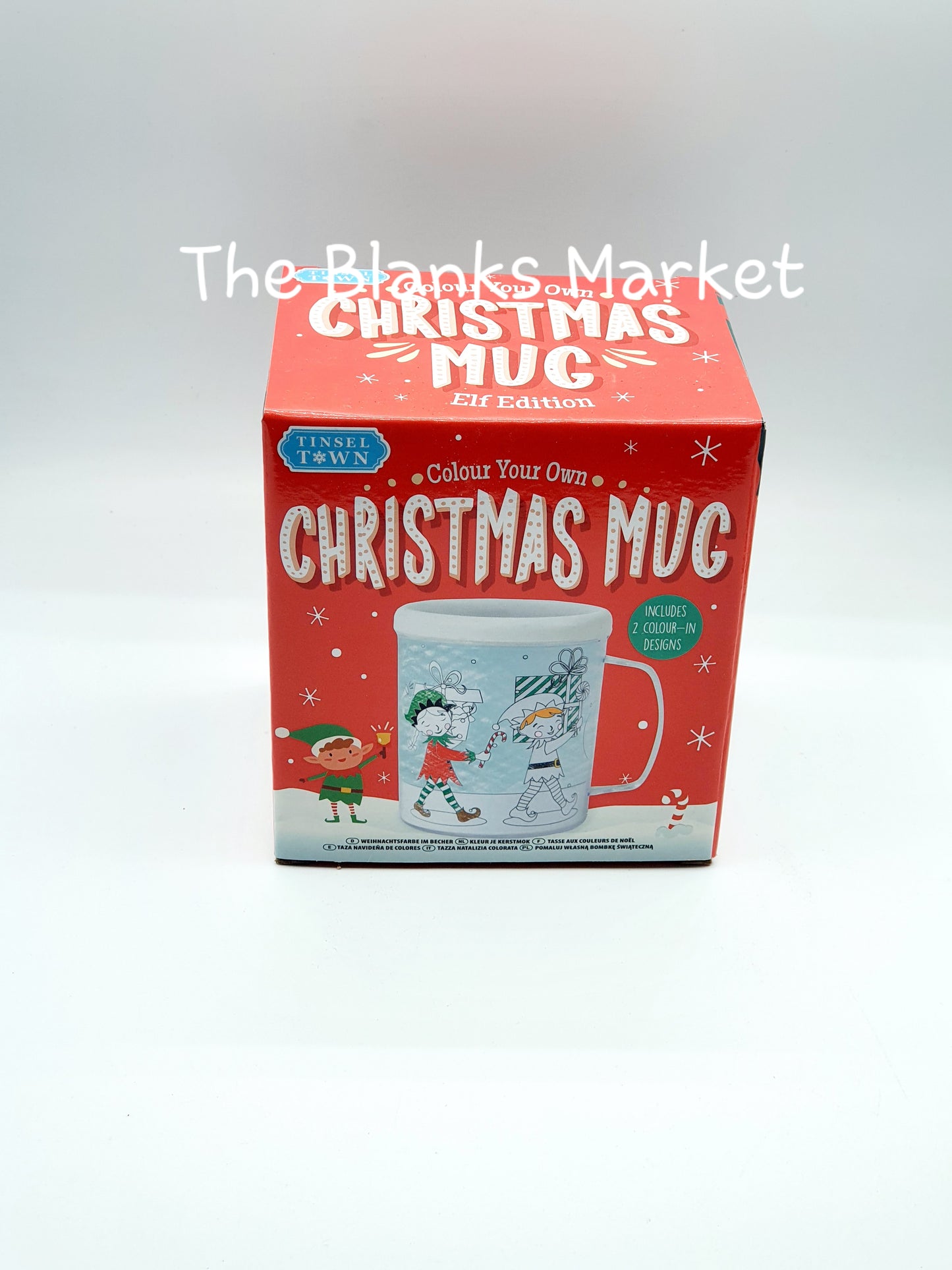 Colour your own Christmas mug