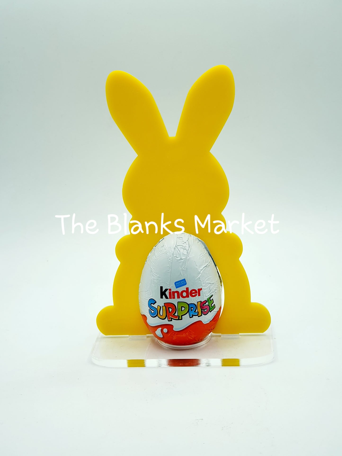 Freestanding Kinder egg holder - Rabbit Body - Acrylic