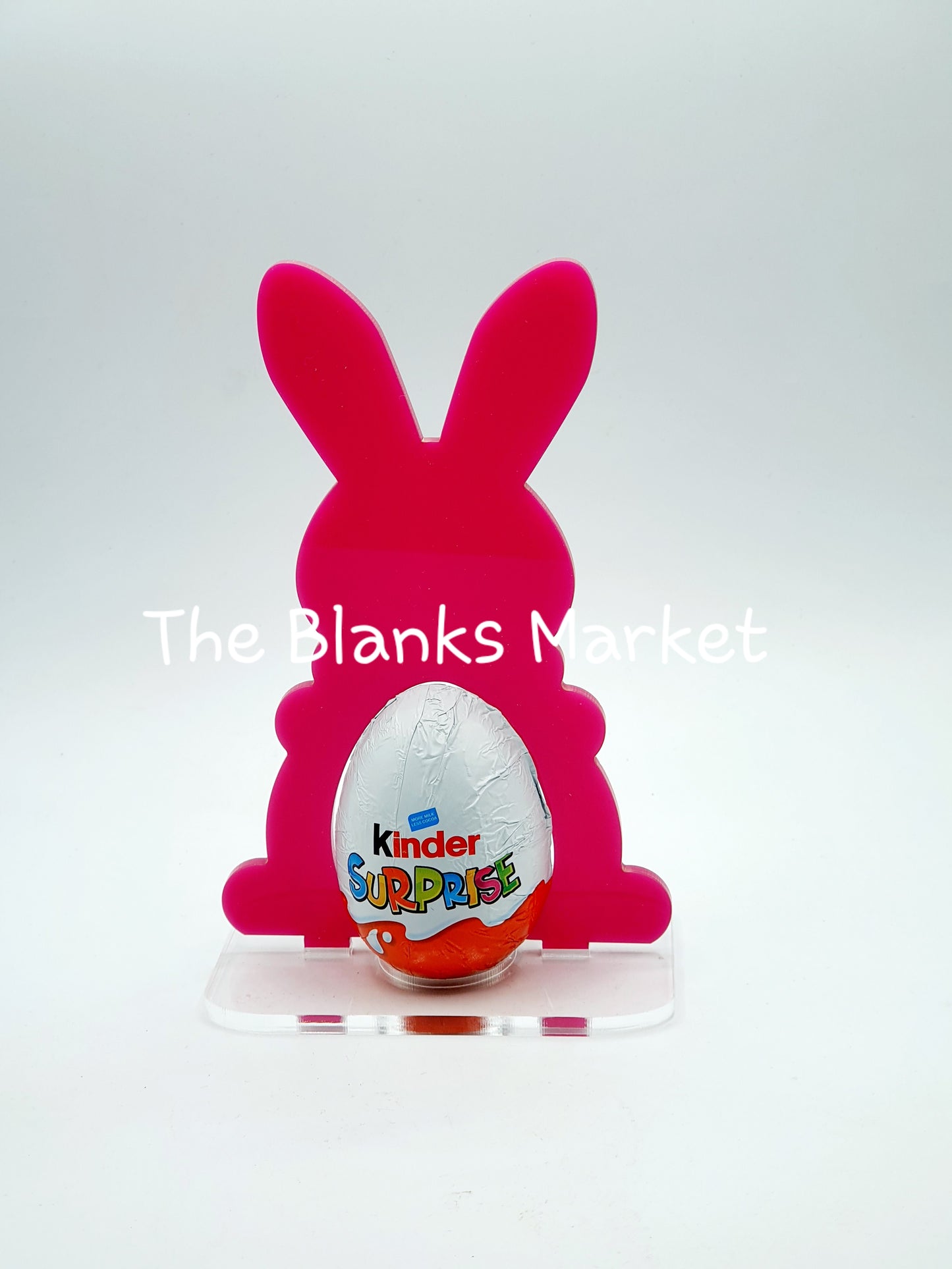 Freestanding Kinder egg holder - Rabbit Body - Acrylic
