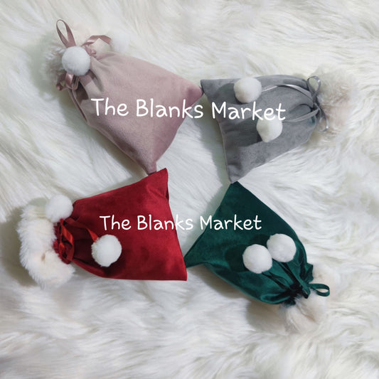 Christmas Gift Velvet Mini Candy Bag