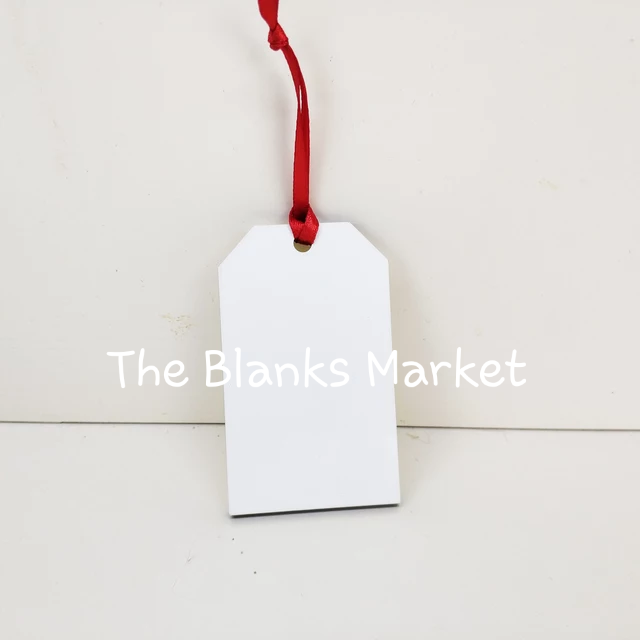 Sublimation blank christmas Santa Key/stocking/Gift Tag