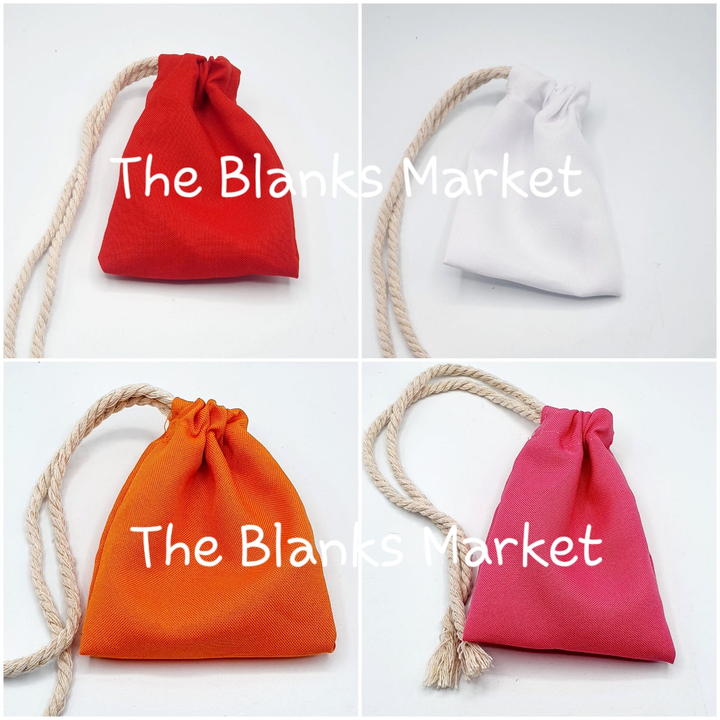 Small rope closure bags