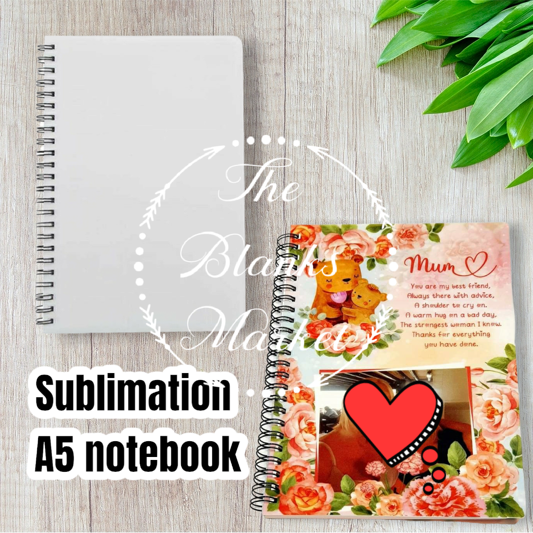 Sublimation a5 notebook