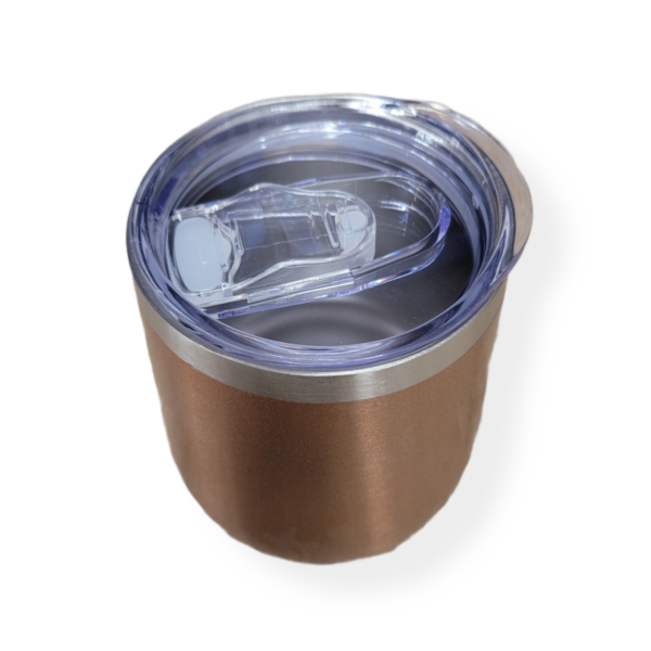 Metalic Copper 12oz Double Wall Thermos Cup Mug