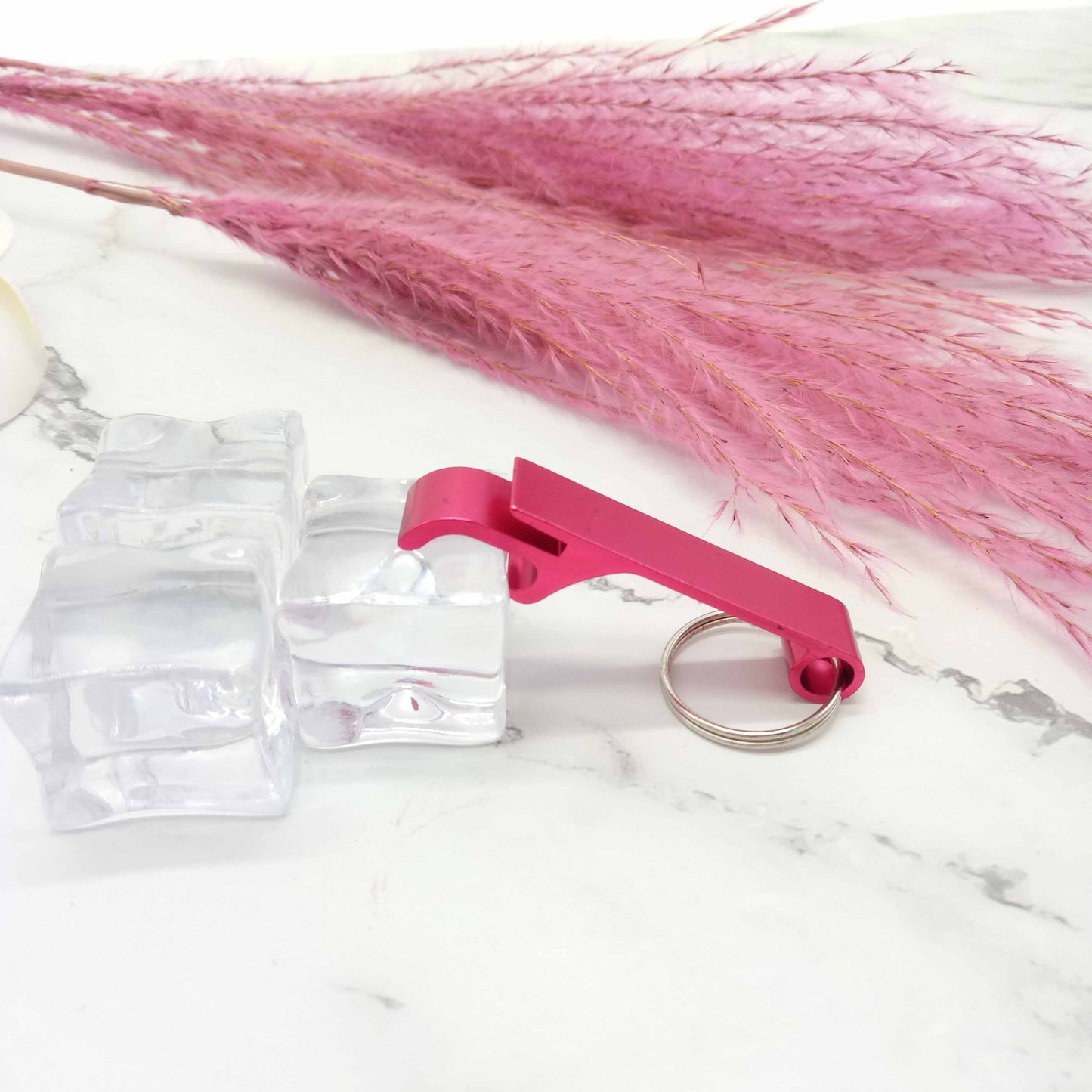 Aluminium keychain beer bottle opener