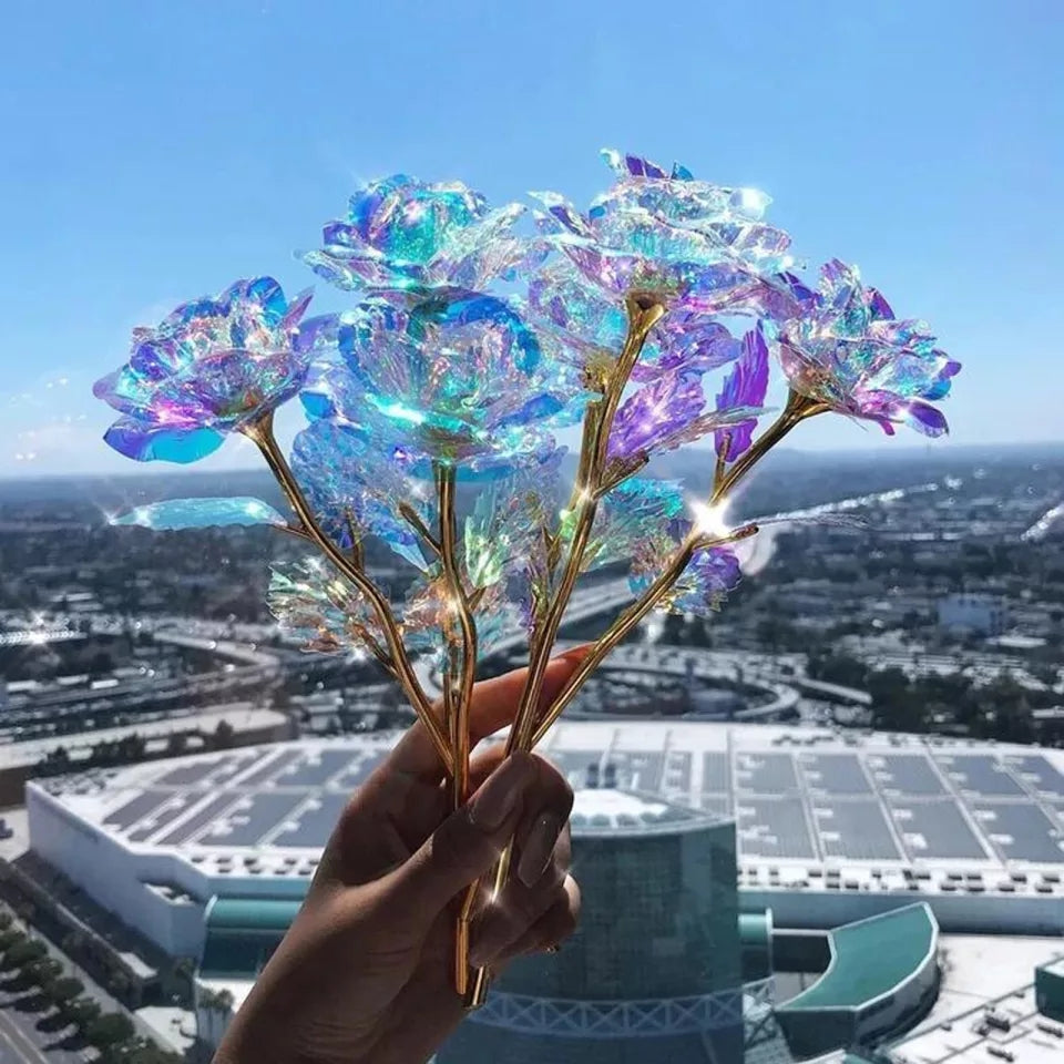 Foil rose