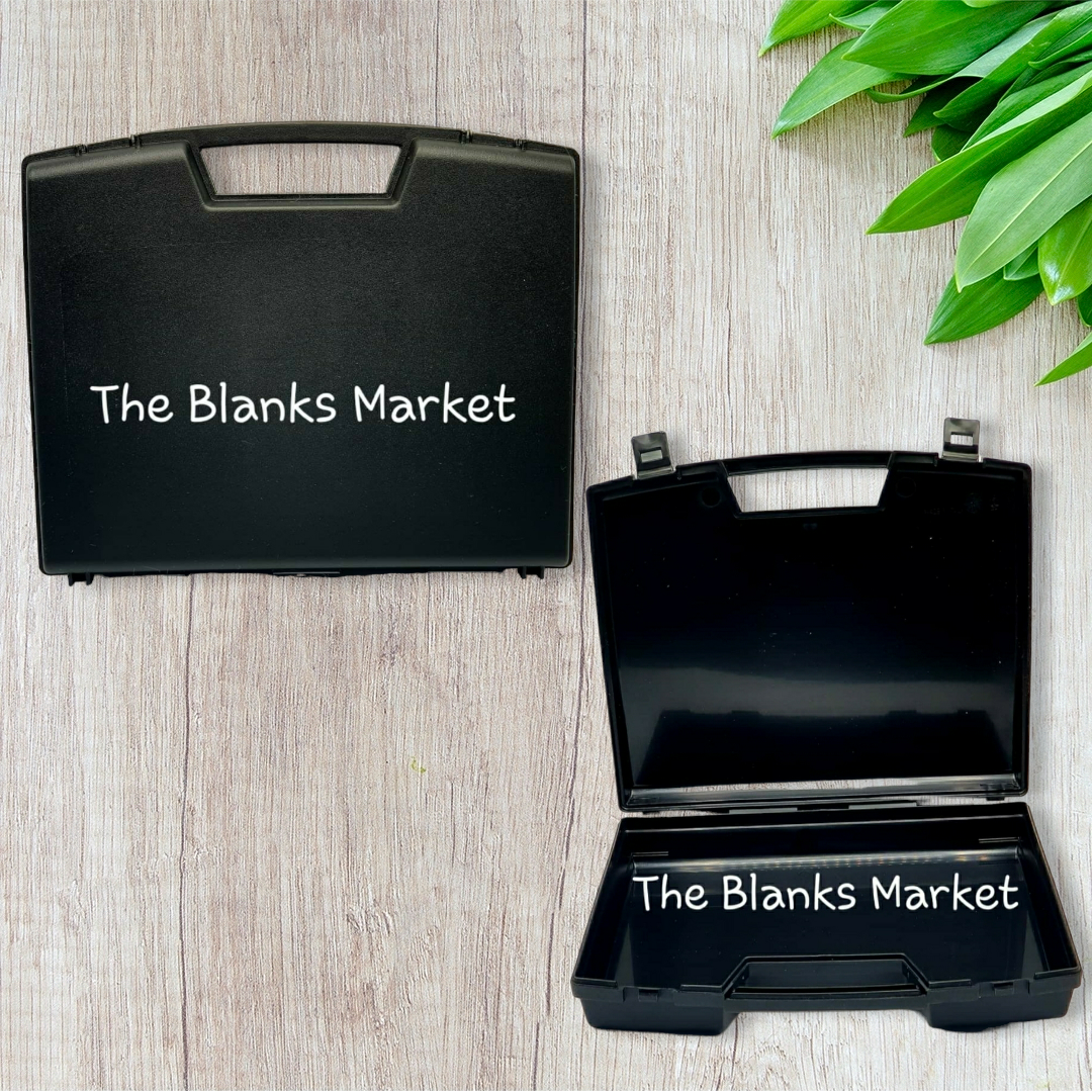 Plastic briefcase for ring security boxes