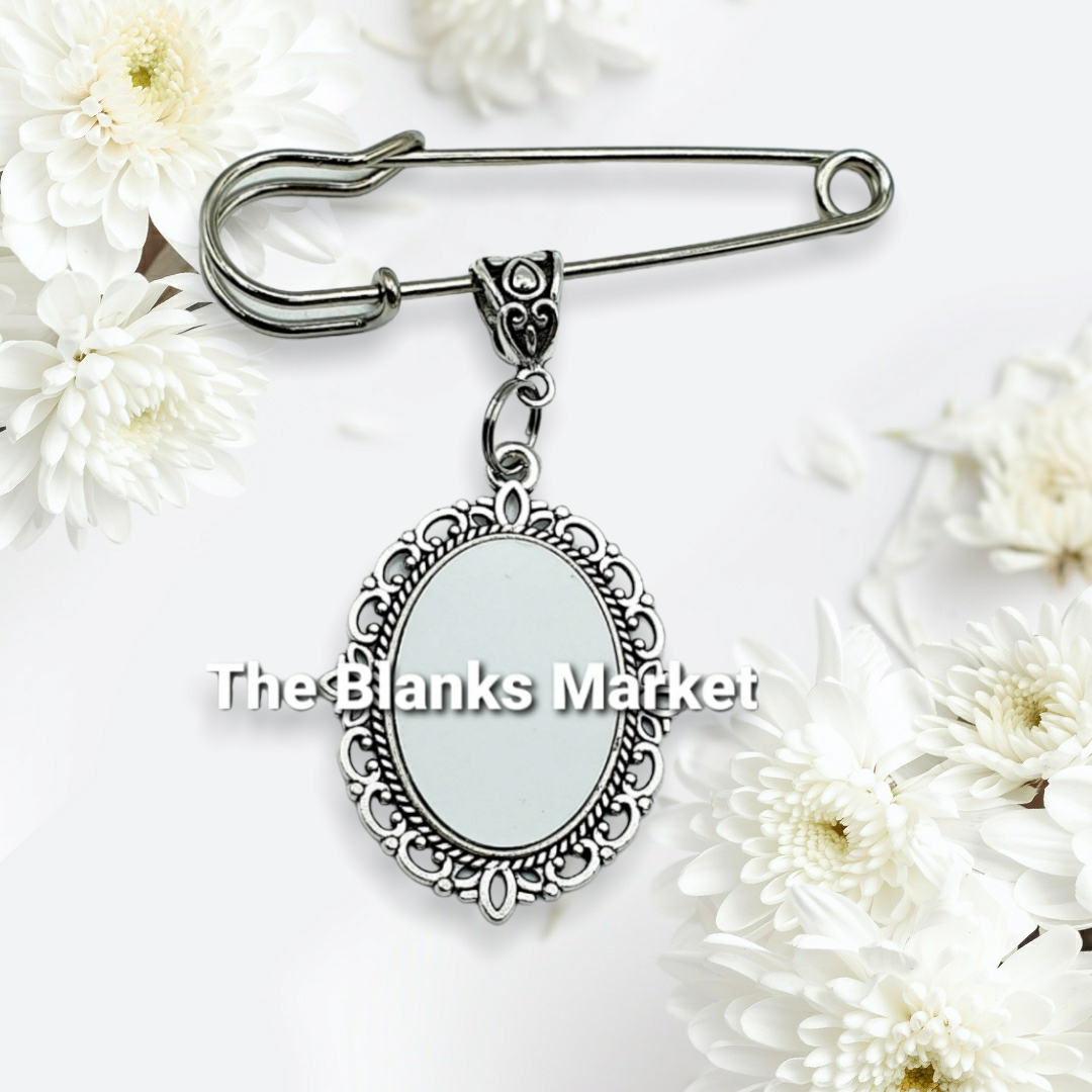 Sublimation Bouquet Memorial Chrams/kilt pins