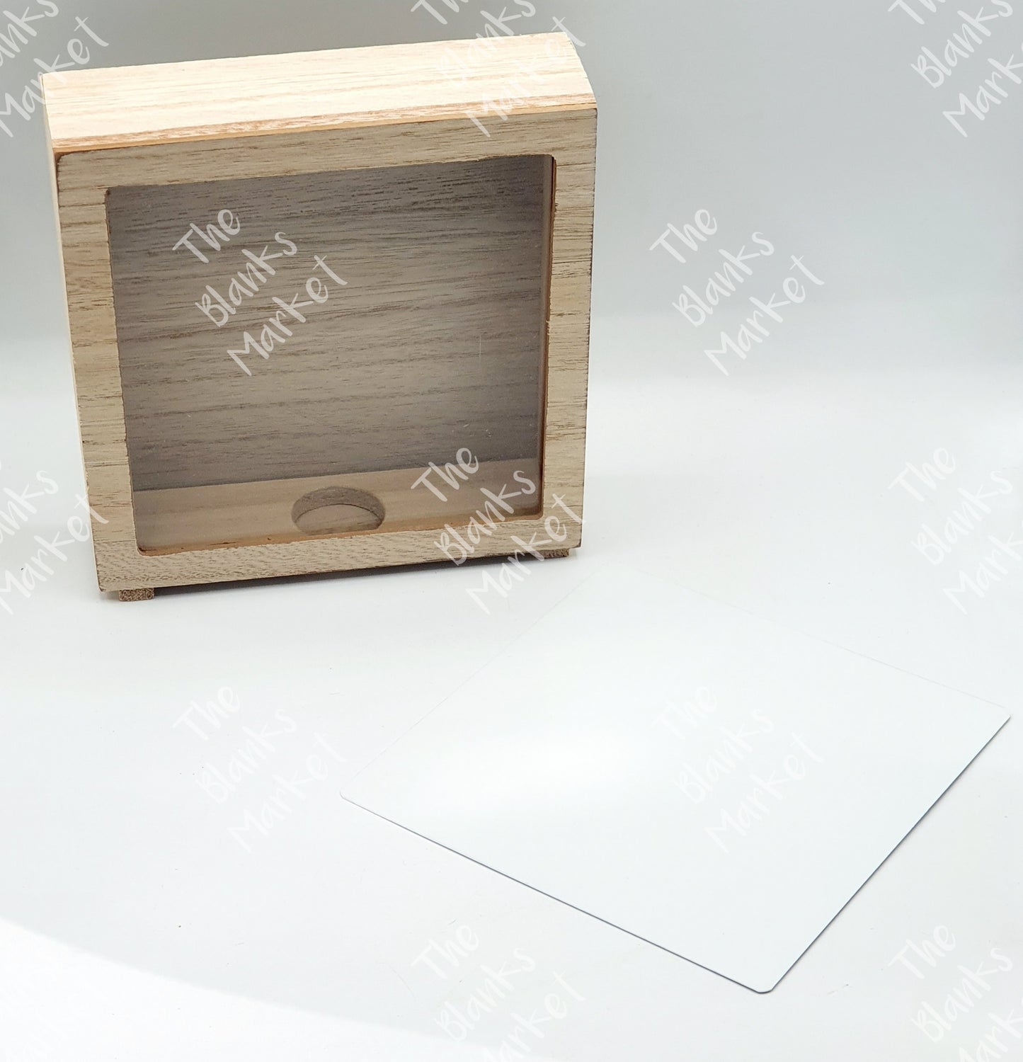 Light Natural Wooden Sublimation Money Box