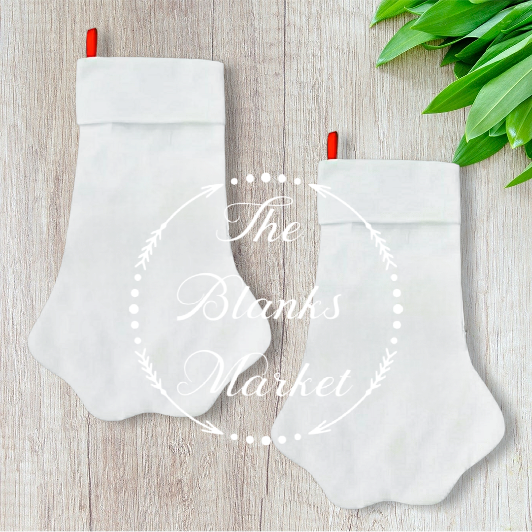 Sublimation paw stocking